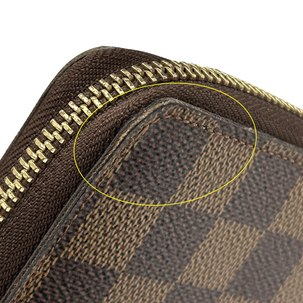 LOUIS VUITTON ルイ・ヴィトン ポルトフォイユ クレマンス 長財布 ダミエ スリーズ N60534 ダミエキャンバス レディース 【中古】