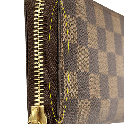 LOUIS VUITTON ルイ・ヴィトン ポルトフォイユ クレマンス 長財布 ダミエ スリーズ N60534 ダミエキャンバス レディース 【中古】
