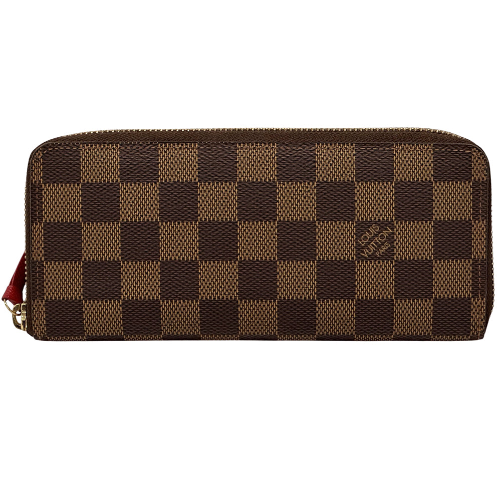 LOUIS VUITTON ルイ・ヴィトン ポルトフォイユ クレマンス 長財布 ダミエ スリーズ N60534 ダミエキャンバス レディース 【中古】