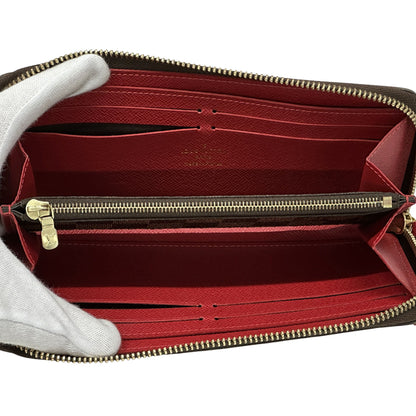 LOUIS VUITTON ルイ・ヴィトン ポルトフォイユ クレマンス 長財布 ダミエ スリーズ N60534 ダミエキャンバス レディース 【中古】