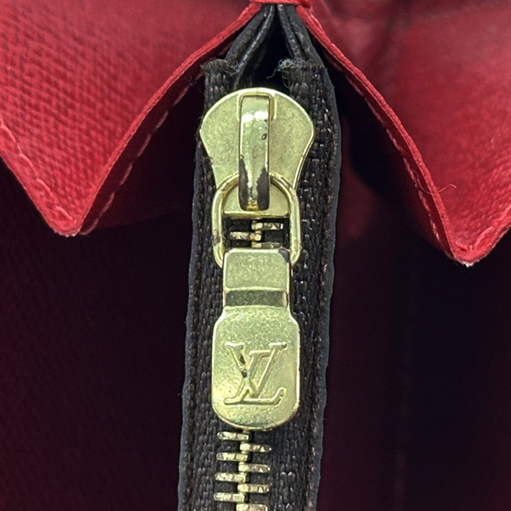 LOUIS VUITTON ルイ・ヴィトン ポルトフォイユ クレマンス 長財布 ダミエ スリーズ N60534 ダミエキャンバス レディース 【中古】
