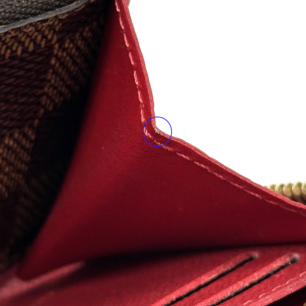 LOUIS VUITTON ルイ・ヴィトン ポルトフォイユ クレマンス 長財布 ダミエ スリーズ N60534 ダミエキャンバス レディース 【中古】