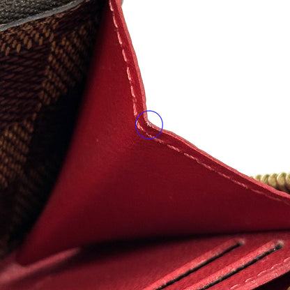 LOUIS VUITTON ルイ・ヴィトン ポルトフォイユ クレマンス 長財布 ダミエ スリーズ N60534 ダミエキャンバス レディース 【中古】