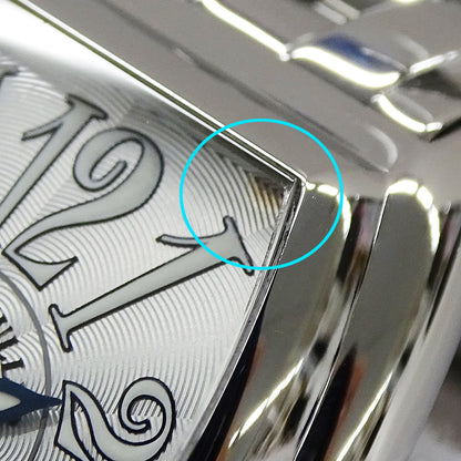 FRANCK MULLER フランクミュラー コンキスタドール 8005LQZ レディース 腕時計 クオーツ QZ ステンレス SS 磨き済み 【中古】