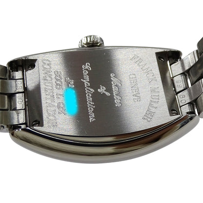 FRANCK MULLER フランクミュラー コンキスタドール 8005LQZ レディース 腕時計 クオーツ QZ ステンレス SS 磨き済み 【中古】