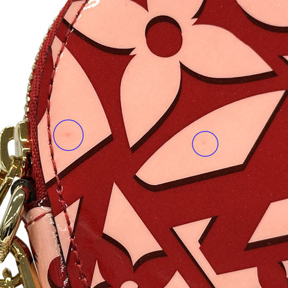 LOUIS VUITTON ルイ・ヴィトン ポルトモネクール ポーチ モノグラム スウィート ポムダムール M90133 エナメル レディース 【中古】