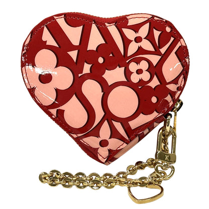 LOUIS VUITTON ルイ・ヴィトン ポルトモネクール ポーチ モノグラム スウィート ポムダムール M90133 エナメル レディース 【中古】