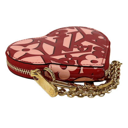 LOUIS VUITTON ルイ・ヴィトン ポルトモネクール ポーチ モノグラム スウィート ポムダムール M90133 エナメル レディース 【中古】