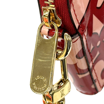 LOUIS VUITTON ルイ・ヴィトン ポルトモネクール ポーチ モノグラム スウィート ポムダムール M90133 エナメル レディース 【中古】