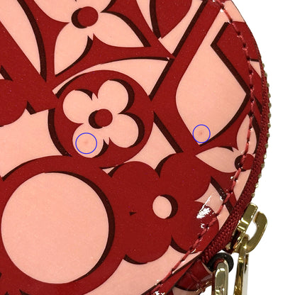LOUIS VUITTON ルイ・ヴィトン ポルトモネクール ポーチ モノグラム スウィート ポムダムール M90133 エナメル レディース 【中古】