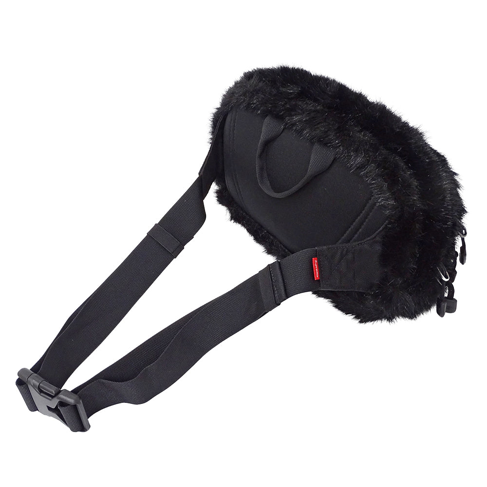 Supreme シュプリーム Faux Fur Waist Bag ボディ・ウエストバッグ ブラック NF0A5G87 フェイクファー レディース メンズ 【中古】