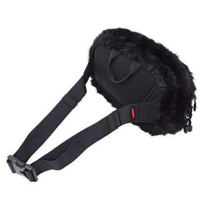 Supreme シュプリーム Faux Fur Waist Bag ボディ・ウエストバッグ ブラック NF0A5G87 フェイクファー レディース メンズ 【中古】