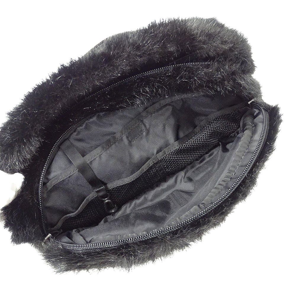 Supreme シュプリーム Faux Fur Waist Bag ボディ・ウエストバッグ ブラック NF0A5G87 フェイクファー レディース メンズ 【中古】