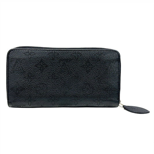 LOUIS VUITTON ルイ・ヴィトン ジッピーウォレット 長財布 マヒナ ノワール M61867 モノグラムマヒナ レディース 【中古】