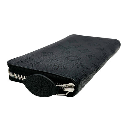 LOUIS VUITTON ルイ・ヴィトン ジッピーウォレット 長財布 マヒナ ノワール M61867 モノグラムマヒナ レディース 【中古】