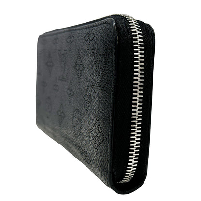 LOUIS VUITTON ルイ・ヴィトン ジッピーウォレット 長財布 マヒナ ノワール M61867 モノグラムマヒナ レディース 【中古】