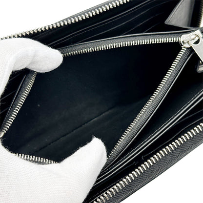 LOUIS VUITTON ルイ・ヴィトン ジッピーウォレット 長財布 マヒナ ノワール M61867 モノグラムマヒナ レディース 【中古】