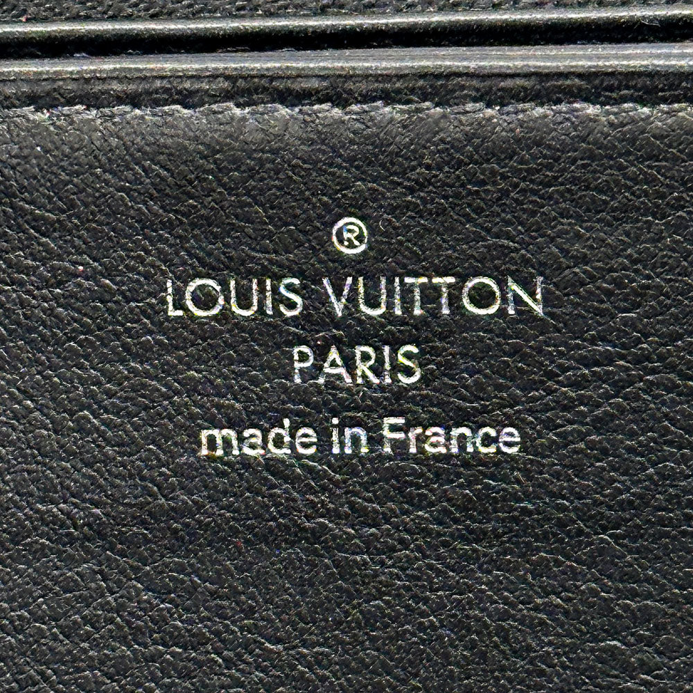 LOUIS VUITTON ルイ・ヴィトン ジッピーウォレット 長財布 マヒナ ノワール M61867 モノグラムマヒナ レディース 【中古】