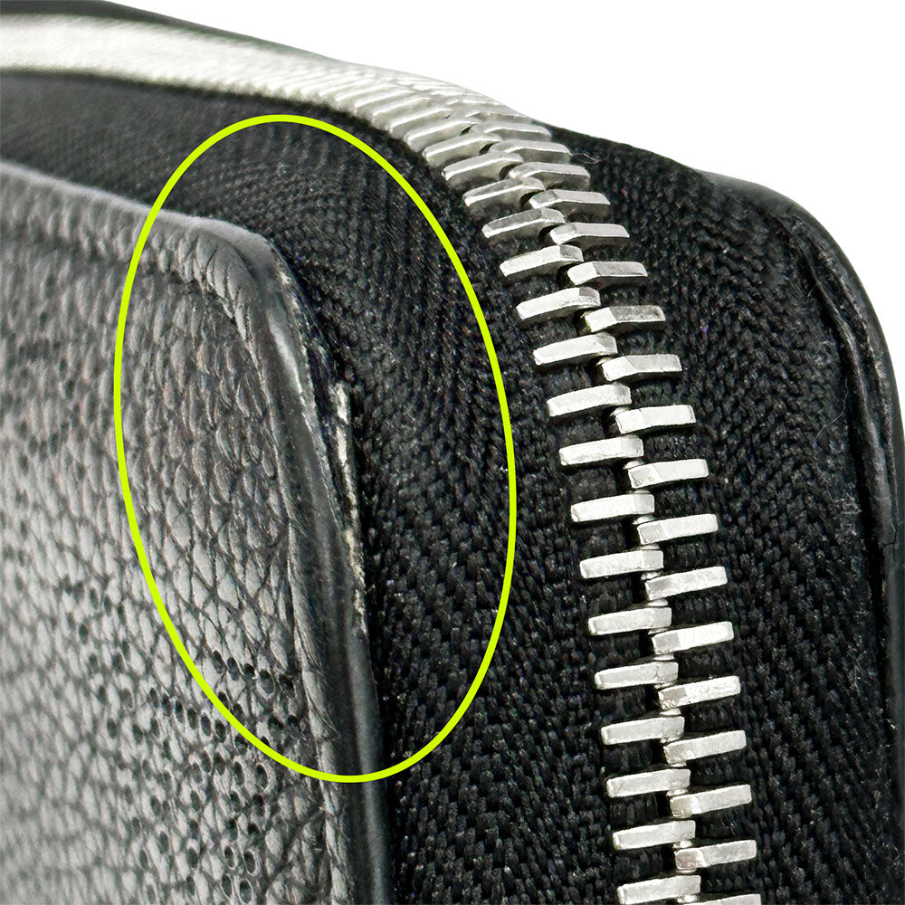 LOUIS VUITTON ルイ・ヴィトン ジッピーウォレット 長財布 マヒナ ノワール M61867 モノグラムマヒナ レディース 【中古】
