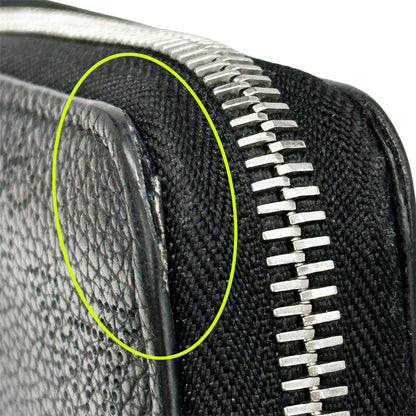 LOUIS VUITTON ルイ・ヴィトン ジッピーウォレット 長財布 マヒナ ノワール M61867 モノグラムマヒナ レディース 【中古】