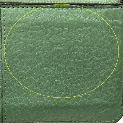 FENDI フェンディ フラグメントケース コインケース グリーン レザー レディース メンズ 【中古】