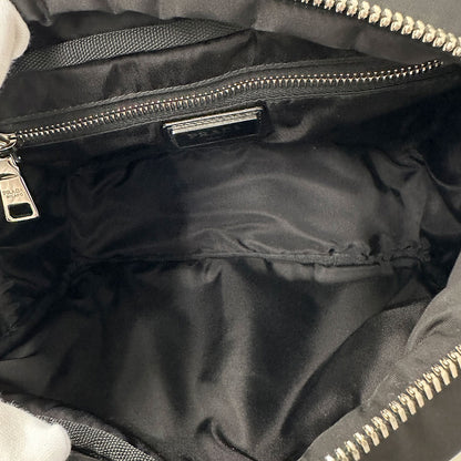 PRADA プラダ リュック ブラック カーキ ナイロン レディース メンズ 【中古】