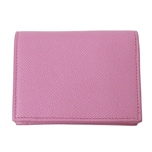 Ferragamo フェラガモ 二つ折り財布 ヴァラリボン ピンク レザー レディース 【中古】