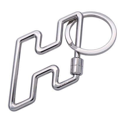 HERMES エルメス H・トゥ・スピード キーホルダー メタル シルバー レディース メンズ 【中古】