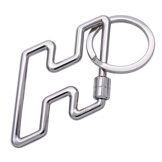 HERMES エルメス H・トゥ・スピード キーホルダー メタル シルバー レディース メンズ 【中古】