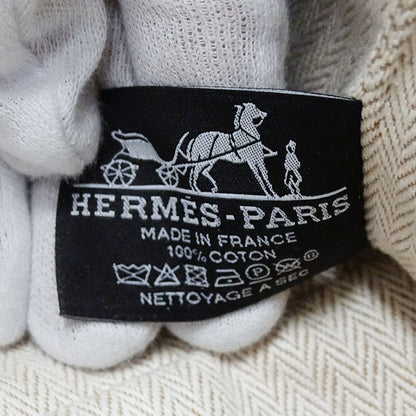 HERMES エルメス ブリッド・ア・ブラックGM ハンドバッグ マリン H104223M 03 キャンバス レディース 【中古】
