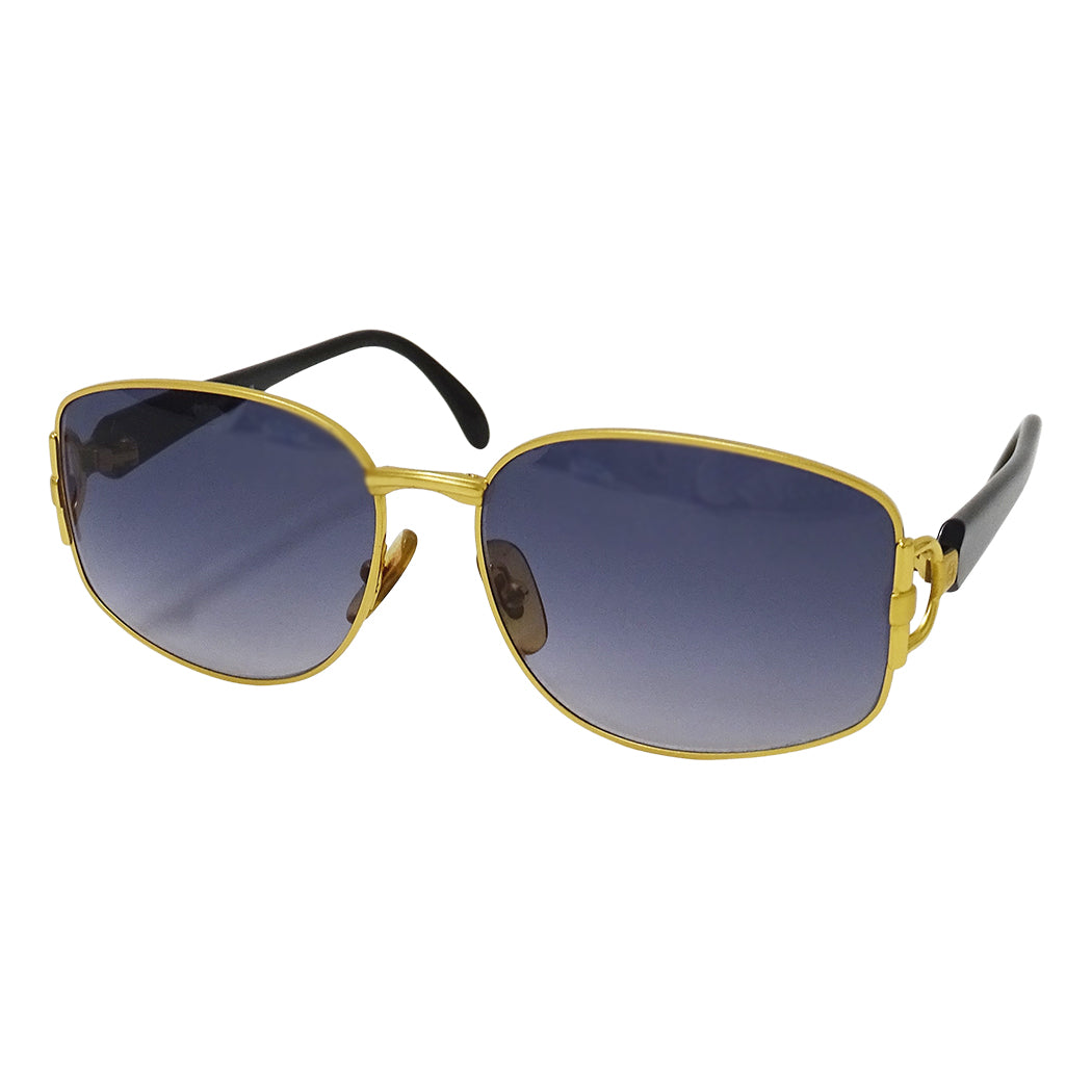 GUCCI グッチ サングラス ブルー ブラック GG2266 N S レディース メンズ 【中古】