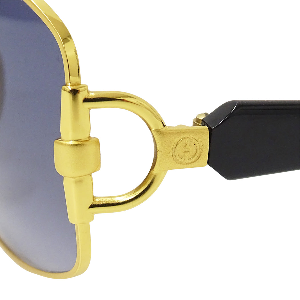 GUCCI グッチ サングラス ブルー ブラック GG2266 N S レディース メンズ 【中古】