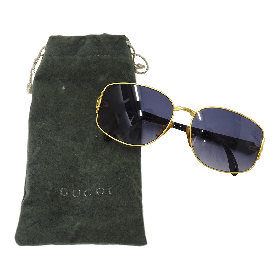 GUCCI グッチ サングラス ブルー ブラック GG2266 N S レディース メンズ 【中古】