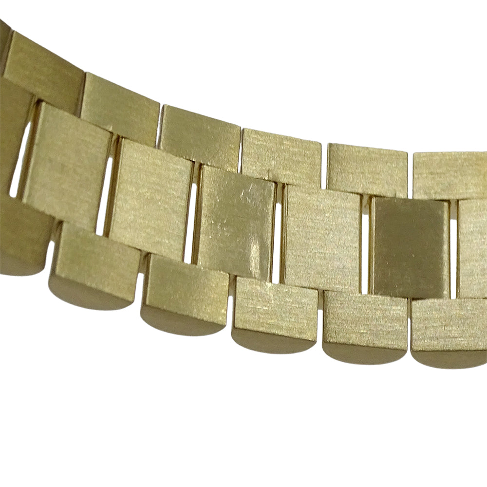 ROLEX ロレックス オイスターパーペチュアル デイト 15238 L番 メンズ 腕時計 自動巻き AT 750YG 18K 金無垢 ゴールド ホワイト OH・ 磨き済み 【中古】