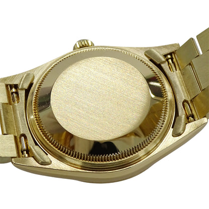 ROLEX ロレックス オイスターパーペチュアル デイト 15238 L番 メンズ 腕時計 自動巻き AT 750YG 18K 金無垢 ゴールド ホワイト OH・ 磨き済み 【中古】