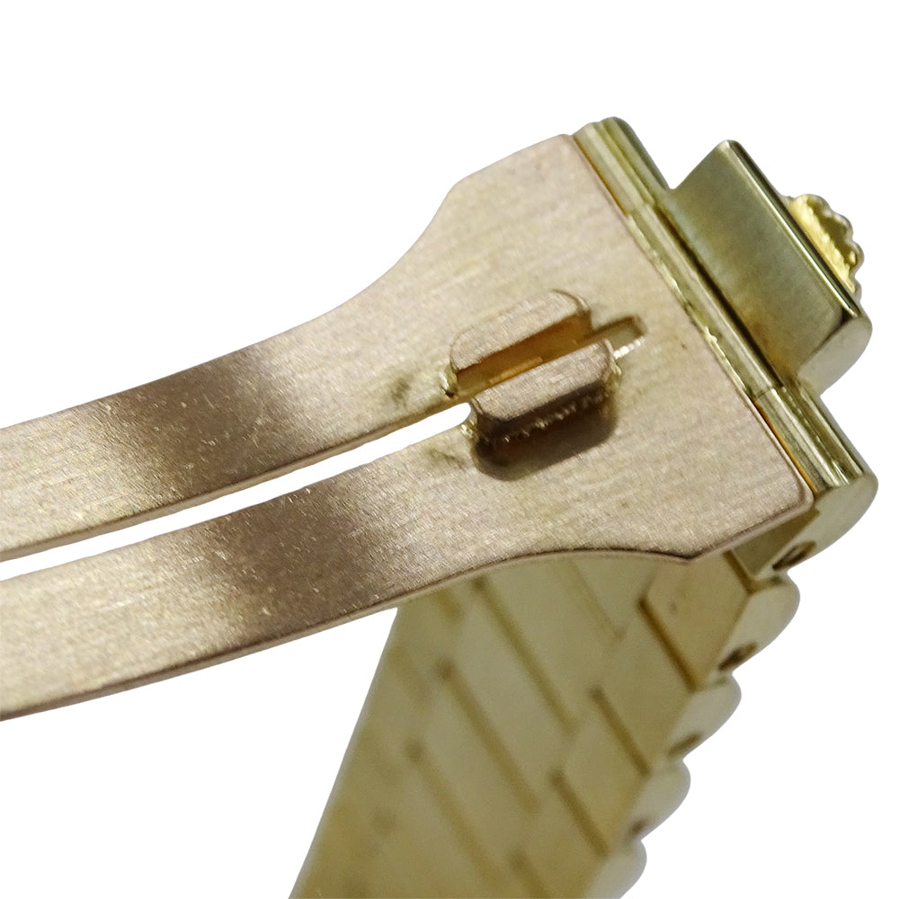 ROLEX ロレックス オイスターパーペチュアル デイト 15238 L番 メンズ 腕時計 自動巻き AT 750YG 18K 金無垢 ゴールド ホワイト OH・ 磨き済み 【中古】
