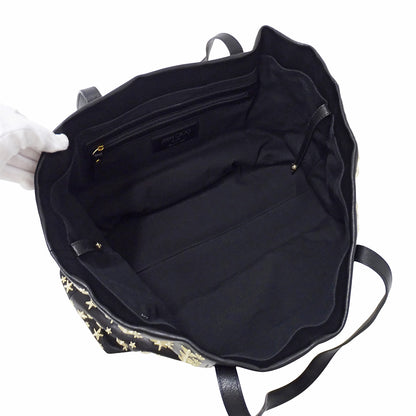 JIMMY CHOO ジミーチュウ ピムリコ トート トートバッグ ブラック レザー レディース 【中古】