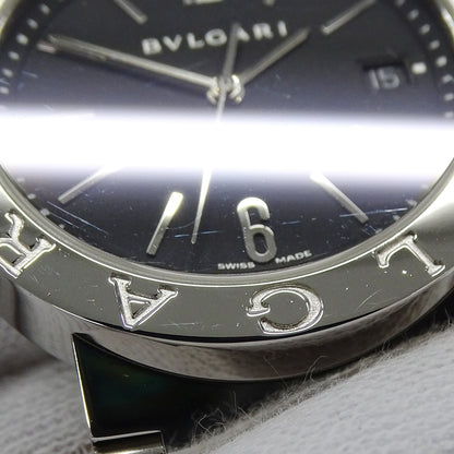 BVLGARI ブルガリ ブルガリブルガリ BB38SS メンズ 腕時計 デイト 自動巻き AT ステンレス SS ブラック 磨き済み 【中古】