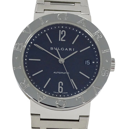 BVLGARI ブルガリ ブルガリブルガリ BB38SS メンズ 腕時計 デイト 自動巻き AT ステンレス SS ブラック 磨き済み 【中古】