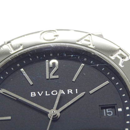 BVLGARI ブルガリ ブルガリブルガリ BB38SS メンズ 腕時計 デイト 自動巻き AT ステンレス SS ブラック 磨き済み 【中古】