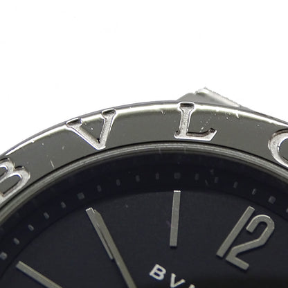 BVLGARI ブルガリ ブルガリブルガリ BB38SS メンズ 腕時計 デイト 自動巻き AT ステンレス SS ブラック 磨き済み 【中古】
