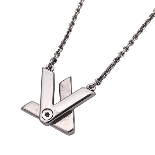LOUIS VUITTON ルイ・ヴィトン ネックレス・GO-14 ネックレス GP シルバー レディース M01872 【中古】
