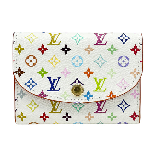 LOUIS VUITTON ルイ・ヴィトン LV×TM ポルトモネ･ロザリ コインケース モノグラムマルチ ホワイト マルチカラー M13399 モノグラムマルチカラー レディース 【中古】