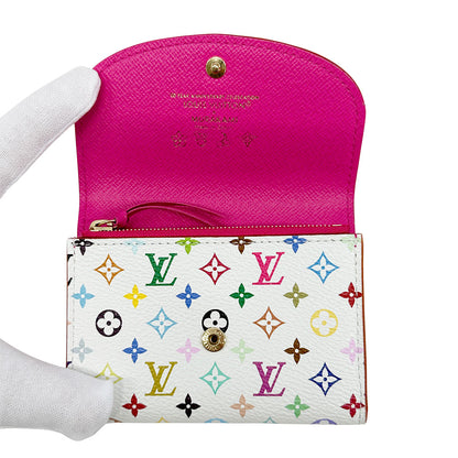 LOUIS VUITTON ルイ・ヴィトン LV×TM ポルトモネ･ロザリ コインケース モノグラムマルチ ホワイト マルチカラー M13399 モノグラムマルチカラー レディース 【中古】