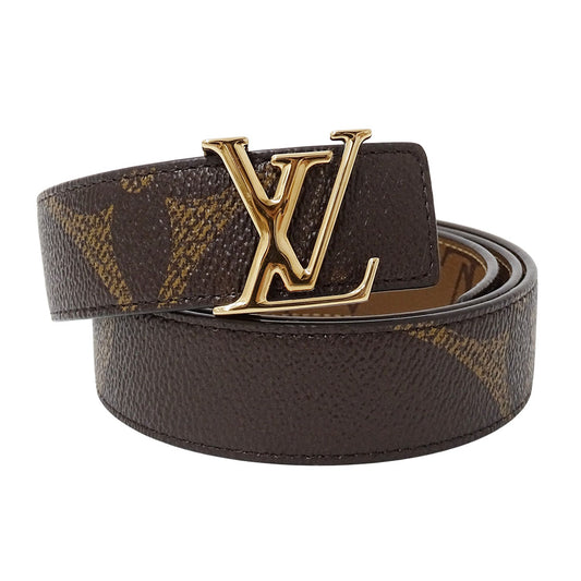 LOUIS VUITTON ルイ・ヴィトン ベルト･LV アイコニック 30MM リバーシブル ベルト モノグラムリバース ブラウン M0149Ｗ モノグラムキャンバス レディース 【中古】
