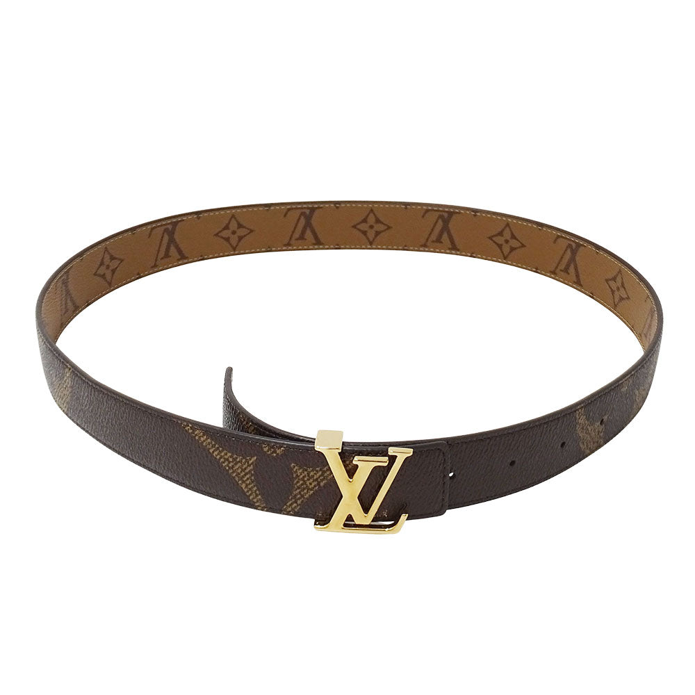 LOUIS VUITTON ルイ・ヴィトン ベルト･LV アイコニック 30MM リバーシブル ベルト モノグラムリバース ブラウン M0149Ｗ モノグラムキャンバス レディース 【中古】