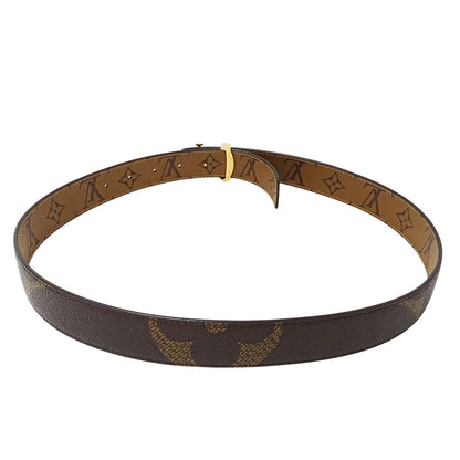 LOUIS VUITTON ルイ・ヴィトン ベルト･LV アイコニック 30MM リバーシブル ベルト モノグラムリバース ブラウン M0149Ｗ モノグラムキャンバス レディース 【中古】
