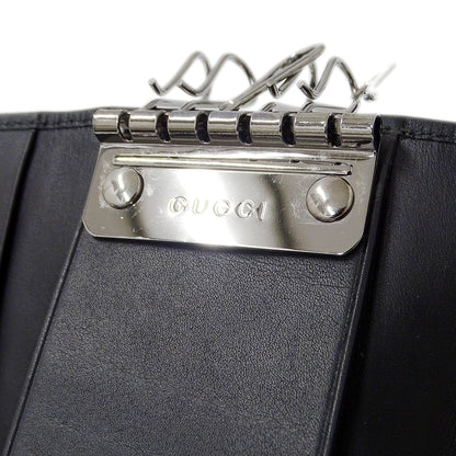 GUCCI グッチ キーケース ブラック 04565 GGキャンバス メンズ 【中古】