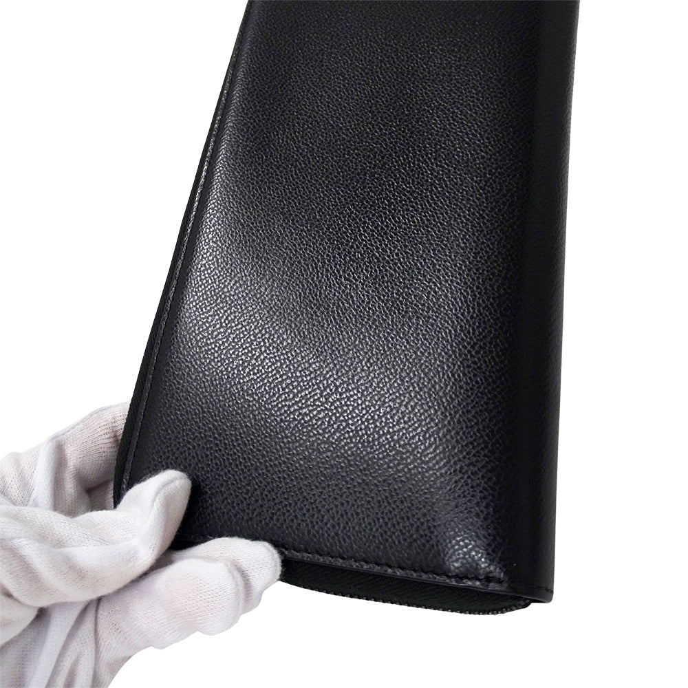 PRADA プラダ 長財布 ブラック 2ML220 レザー メンズ 【中古】