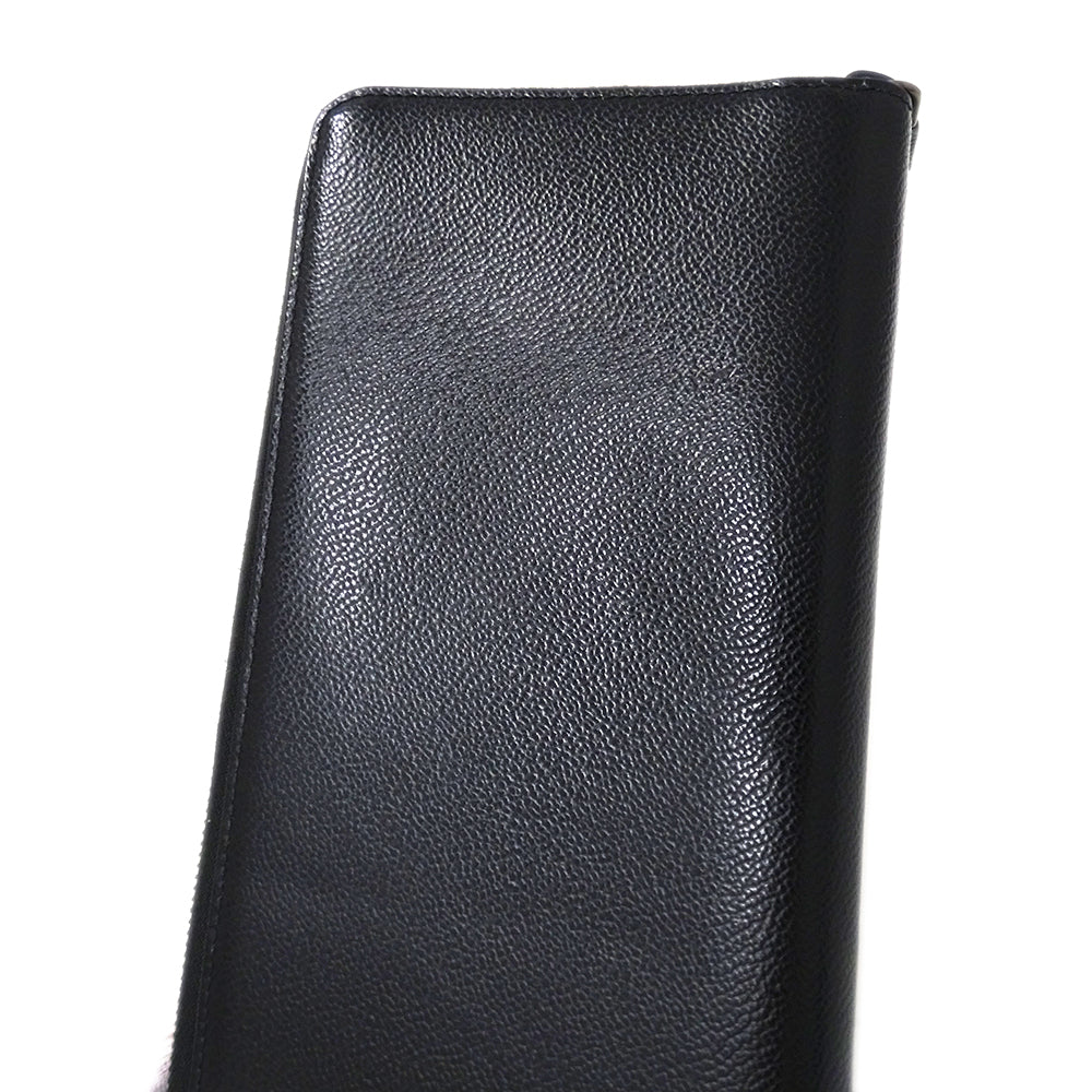 PRADA プラダ 長財布 ブラック 2ML220 レザー メンズ 【中古】